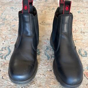 Black Leather Redback Boots Men’s 9 1/2